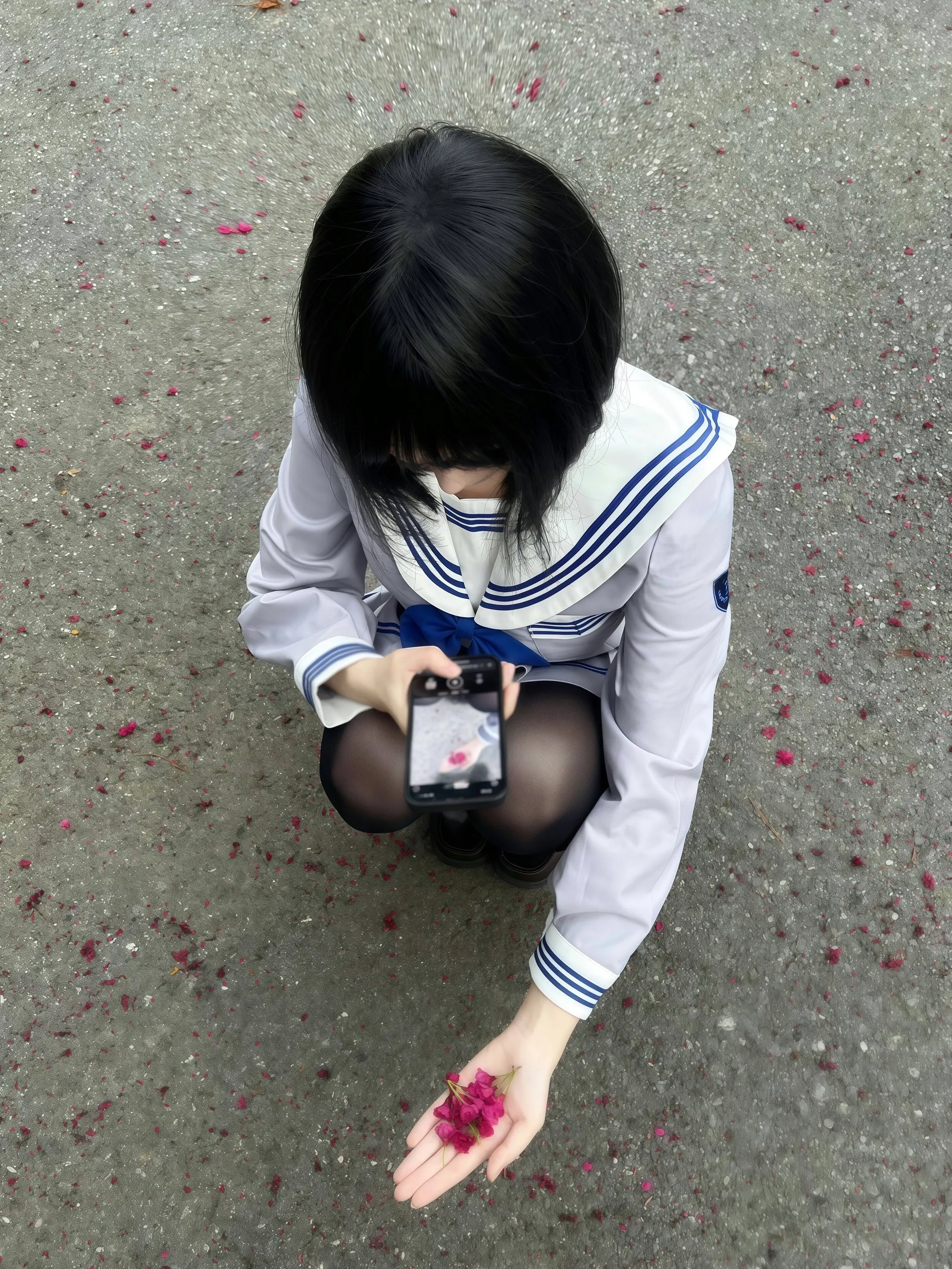 我不用再抛硬币了 因为幸福已经在我手中了