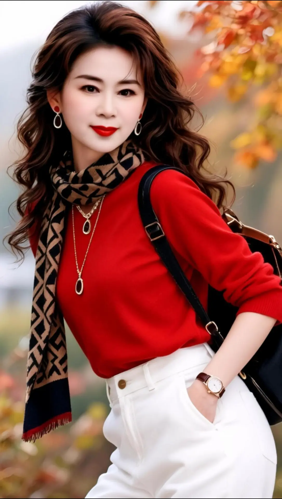 AI秋日氛围感写真 ai创作