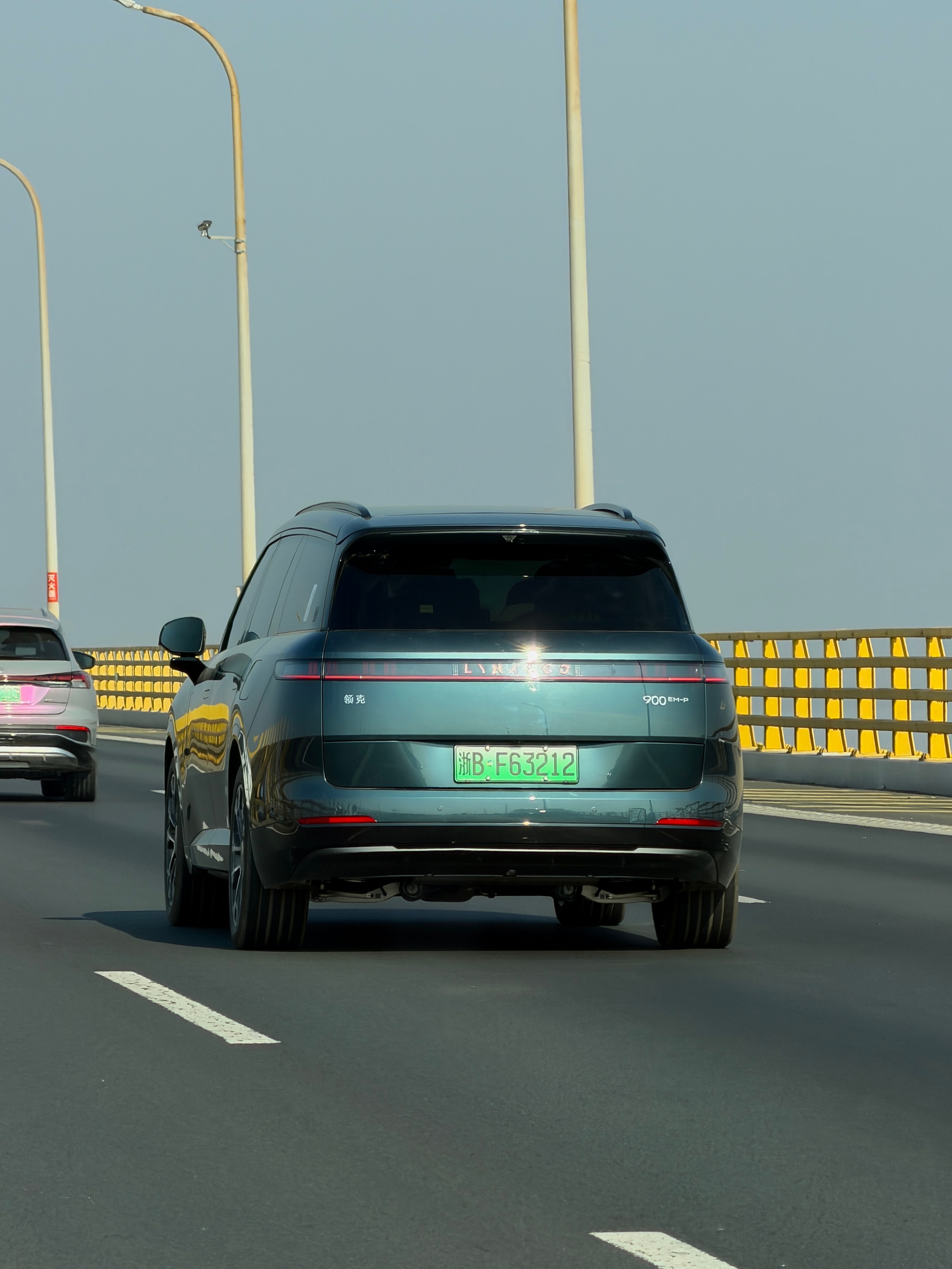 第一次觉着，绿色车牌也没那么突兀车牌领克900﻿ ﻿