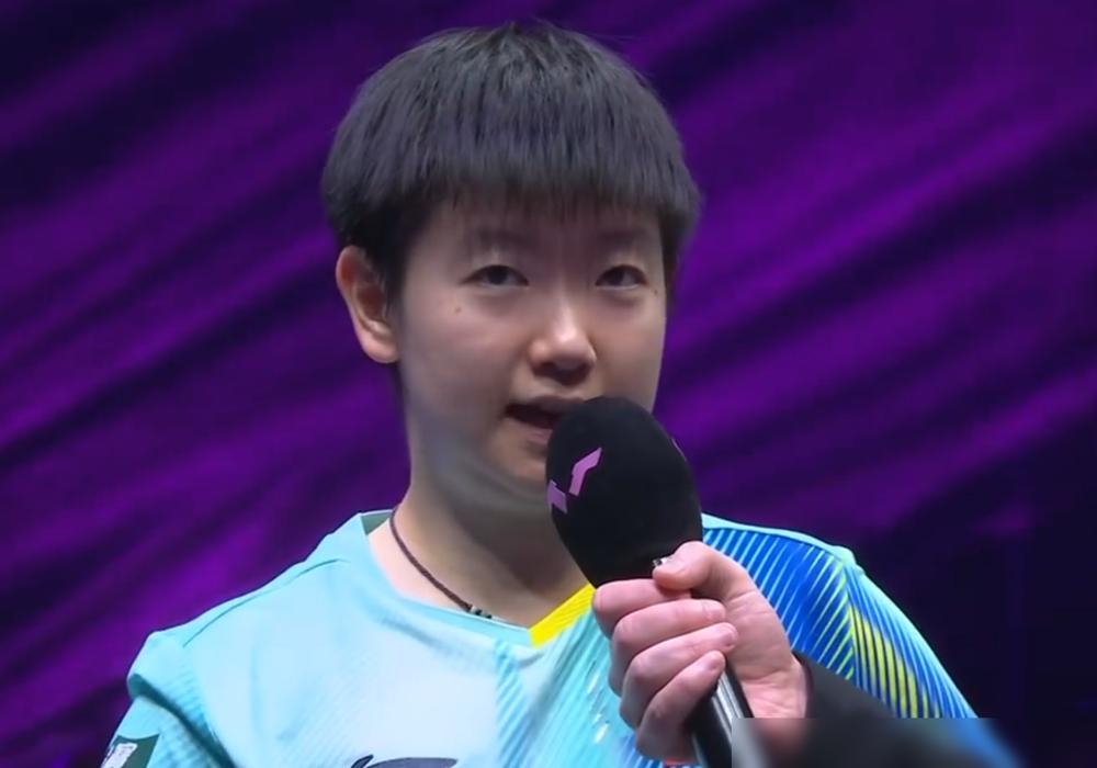 你敢信？孙颖莎10-8落后韩国悍将，马琳一个暂停直接翻盘！
朱芊曦世界排名17