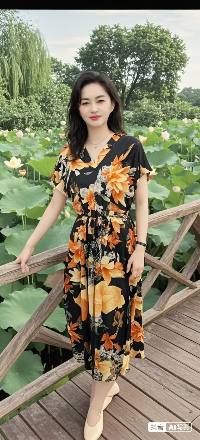 穿搭 花裙子连衣裙  穿出高级感