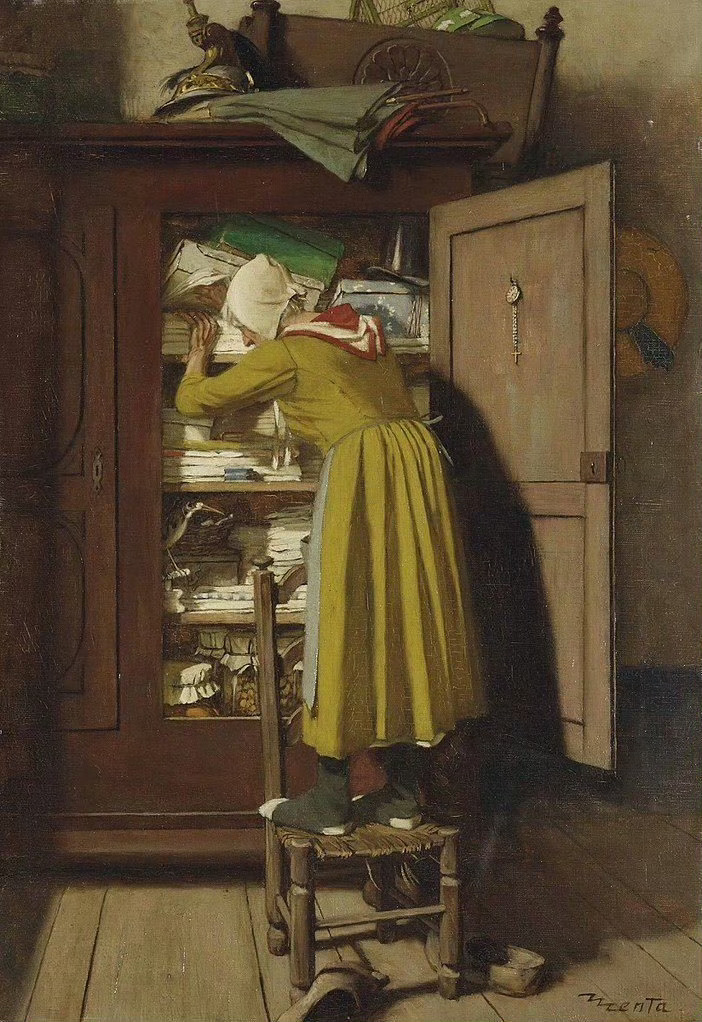 瑞士画家Édouard John Mentha的作品艺术达人遇见艺术
