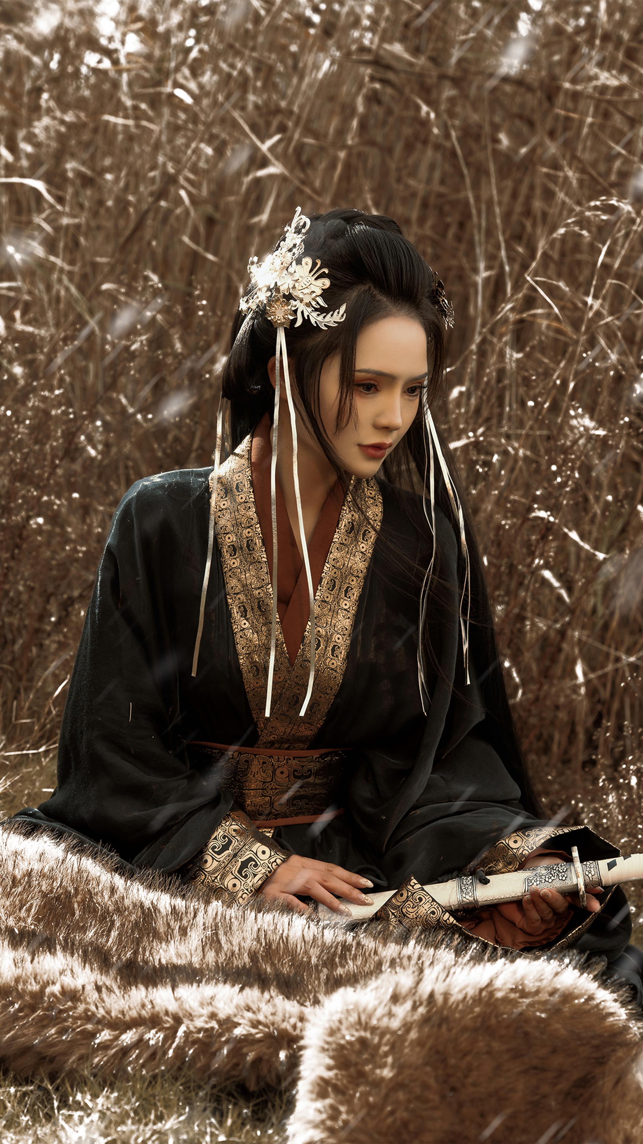 妾随大王，生死无.....悔。服造化： （画美女版