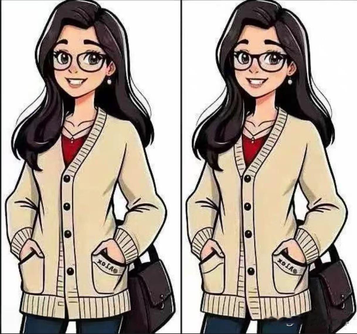 考眼力找不同，找找有几处
乐一乐[灵光一闪]
周五下班前，老板突然说：“大家别急