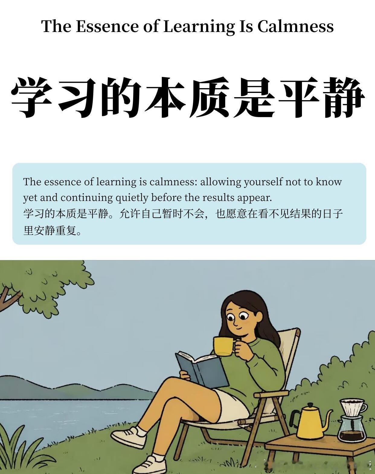 学习的本质是平静 