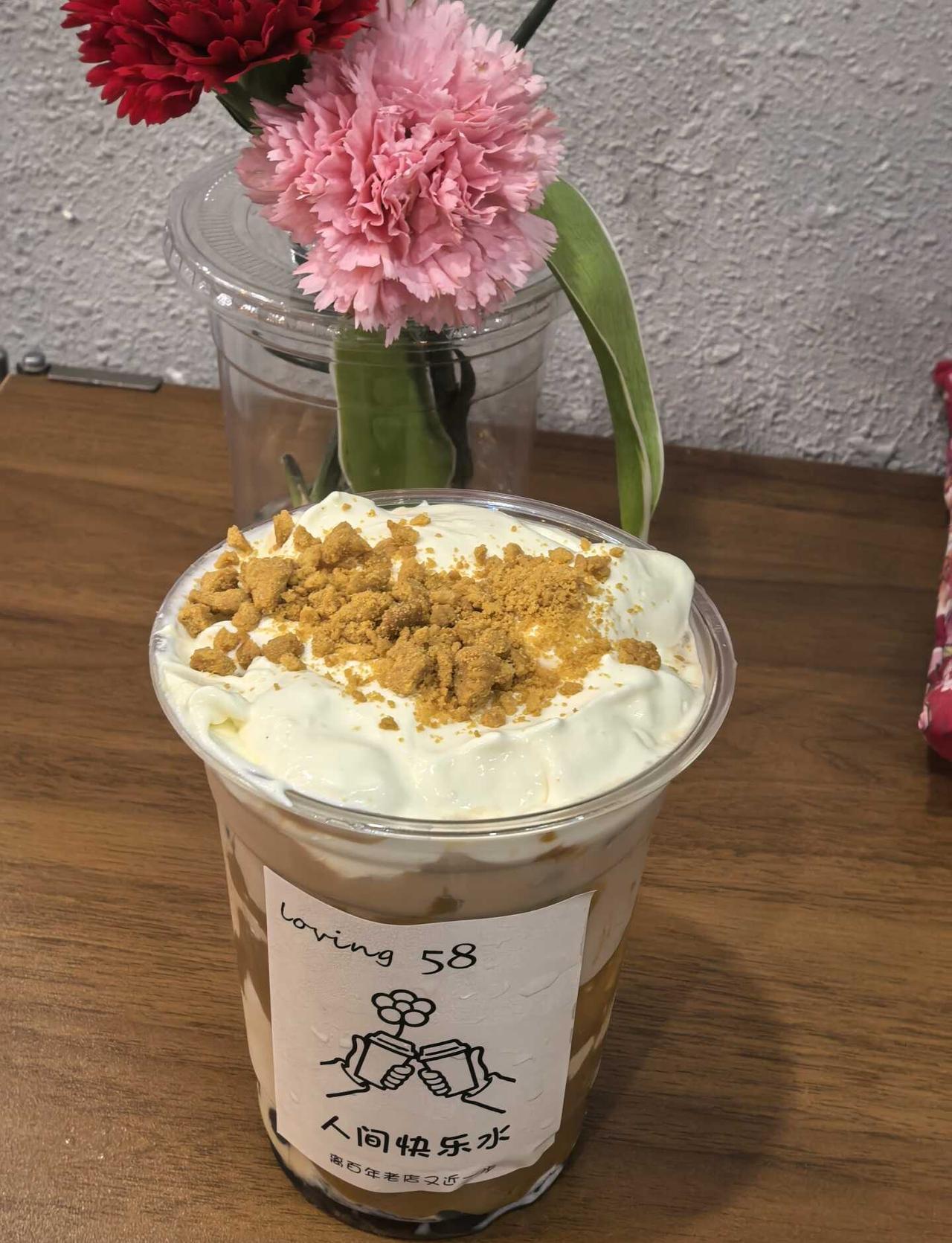 在南亭！谁还没有喝过这杯液体焦糖饼干！！🍪
绝了！真的特别特别好喝~口感丰富到
