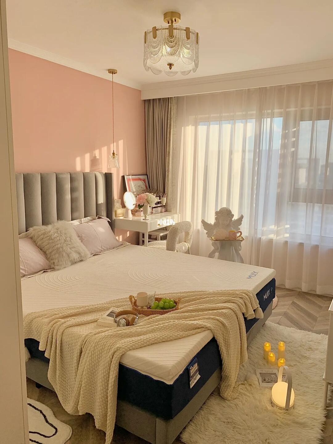 12平温柔风小卧室✨选对床垫真的太好睡了！