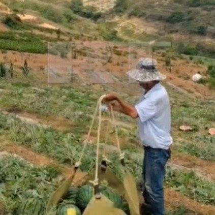 中国农民用无人机运西瓜走红外网助农高科技 西安·华严寺