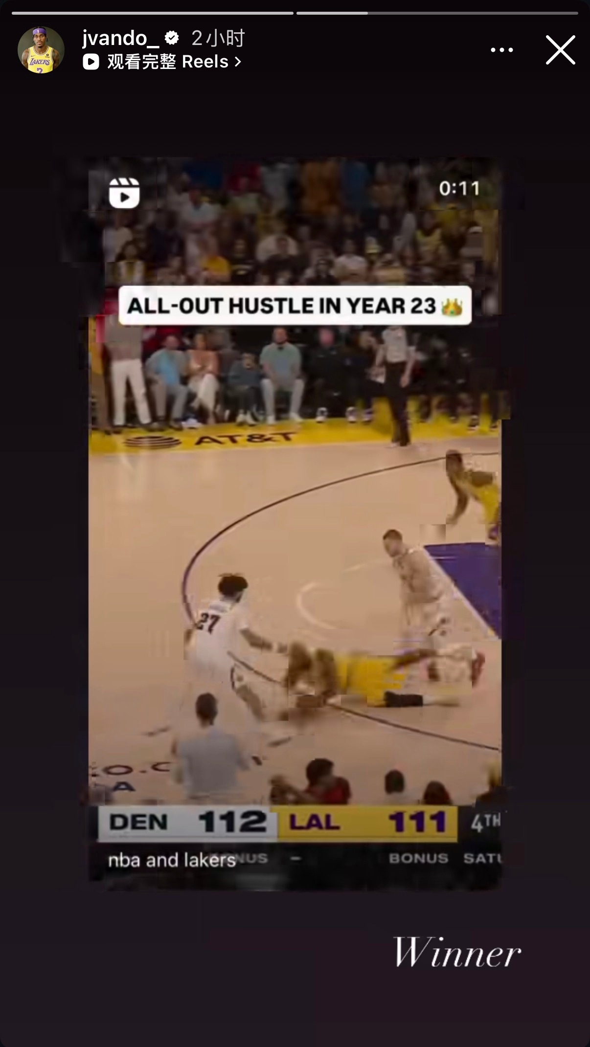 彪哥转发有关东契奇和老詹的动态分别配上“ MVP Winner” 不打球就好好生