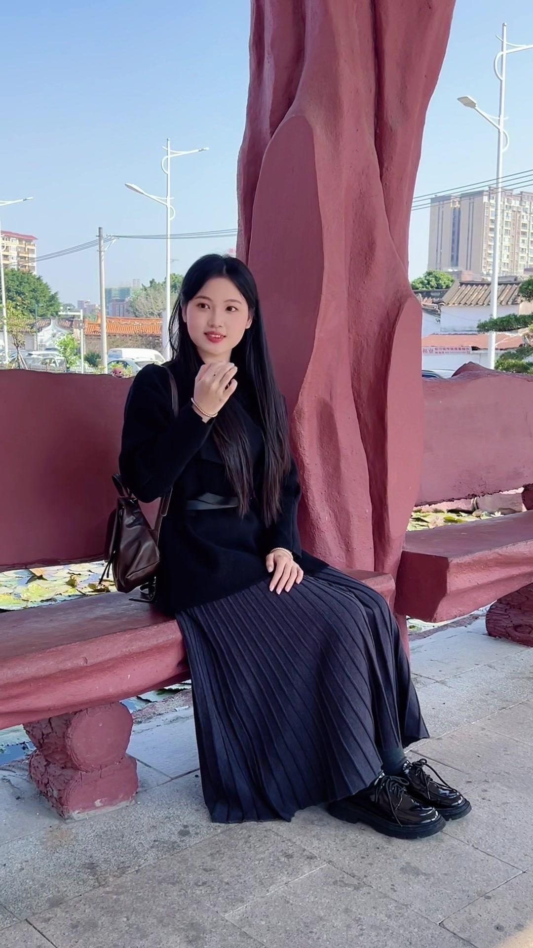 姐妹们，你们见过潮汕标旗女孩吗？💃🏻垾塘标旗甜美女孩吴青宛也太绝了！红簪配红