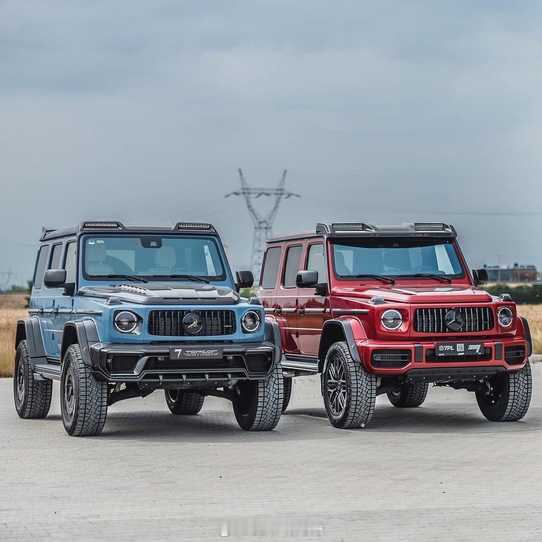 奔驰G63 4×4²两款改装方案 🇷🇺TOPCAR ✖️ 🇩🇪BRABU