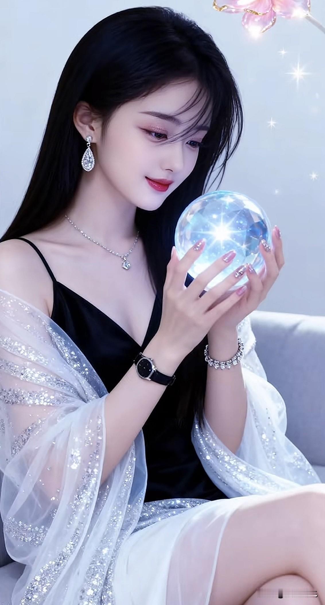 玉人捧珠泪，轻抚水晶球。玉坠美人 玉人抚琴写真 玉人倚花图 玉人抚琴写真 玉人倚