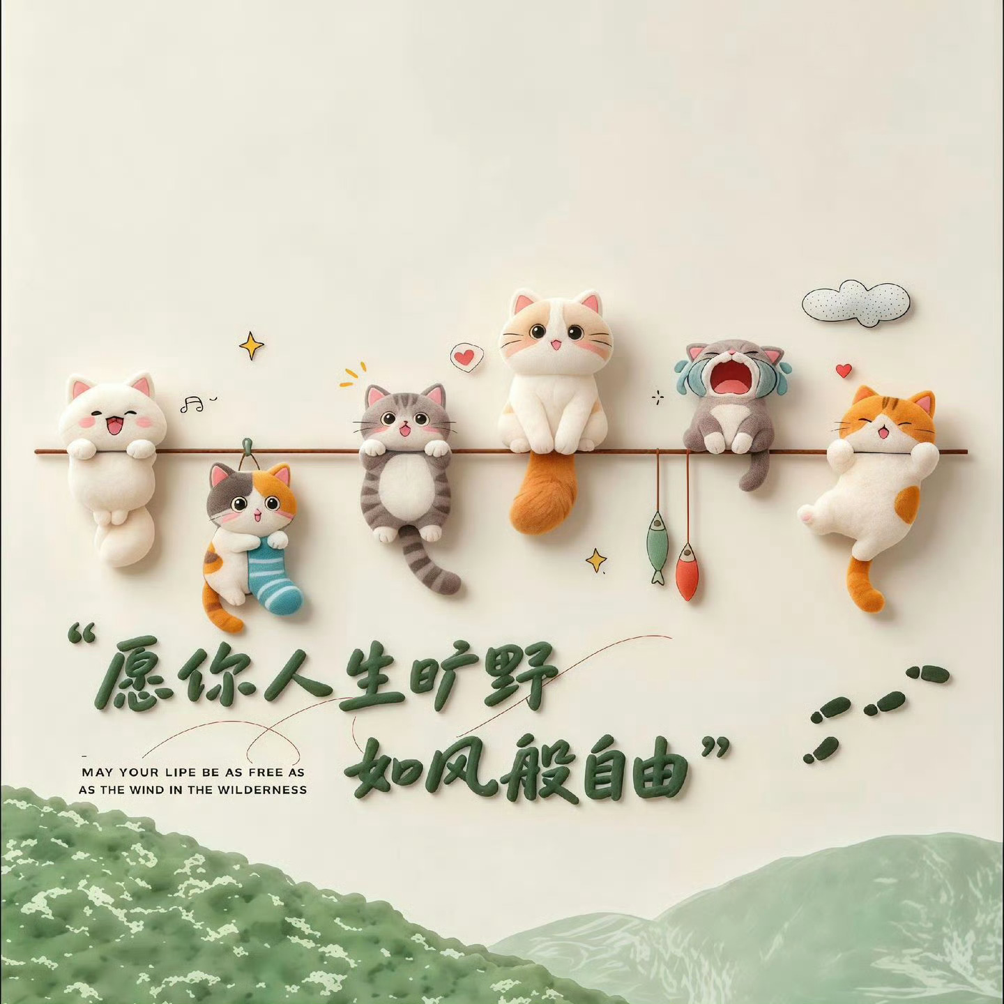 森林驿站 生活的天空不可能永远清澈透明，有风雨也是常事。但只要向阳而生，保持内心