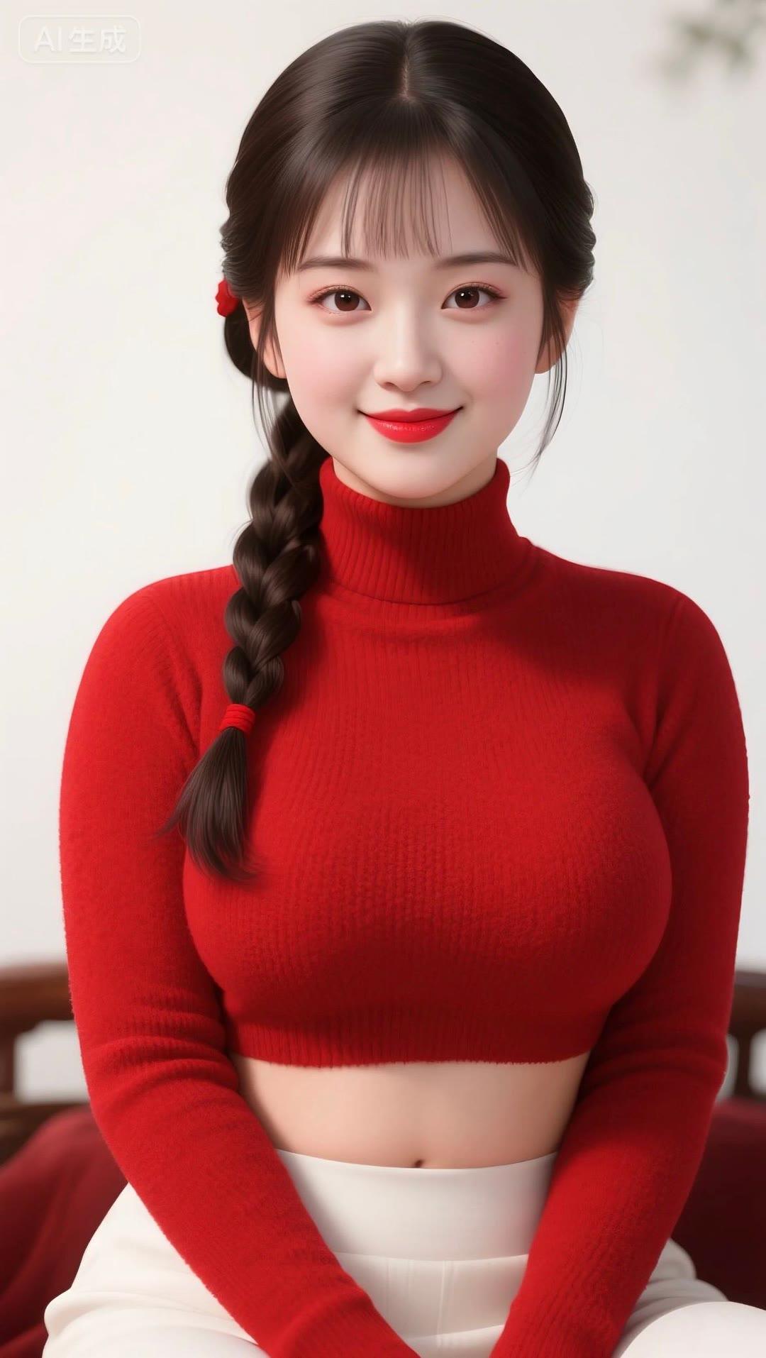 红袖添香夜，美人笑语生。