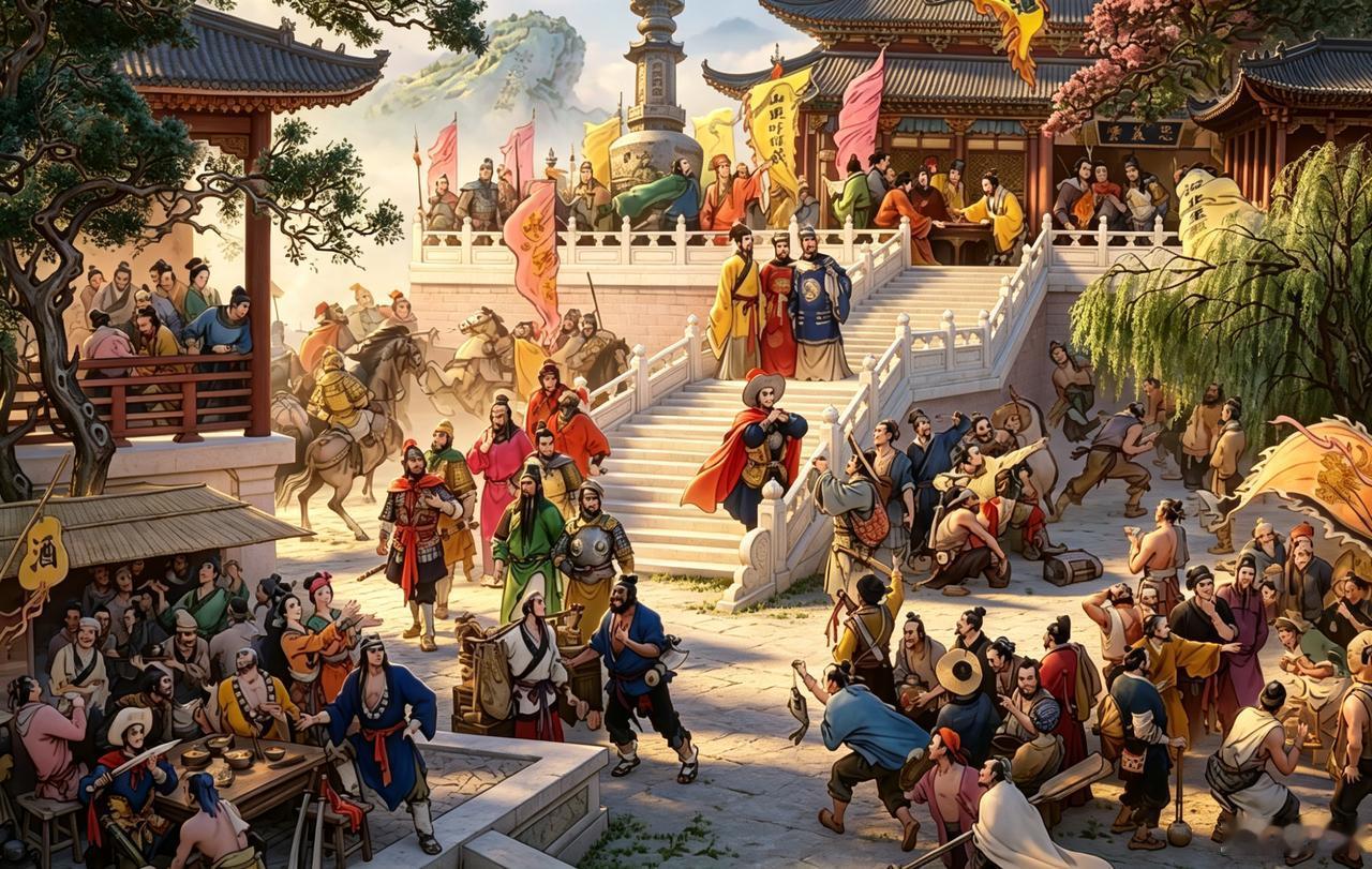 景启民年画《水浒传》