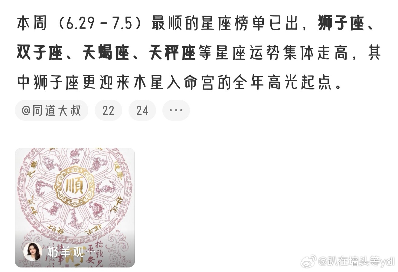 本周做什么都顺的星座早安☀️ ，新周愉快，接好运 
