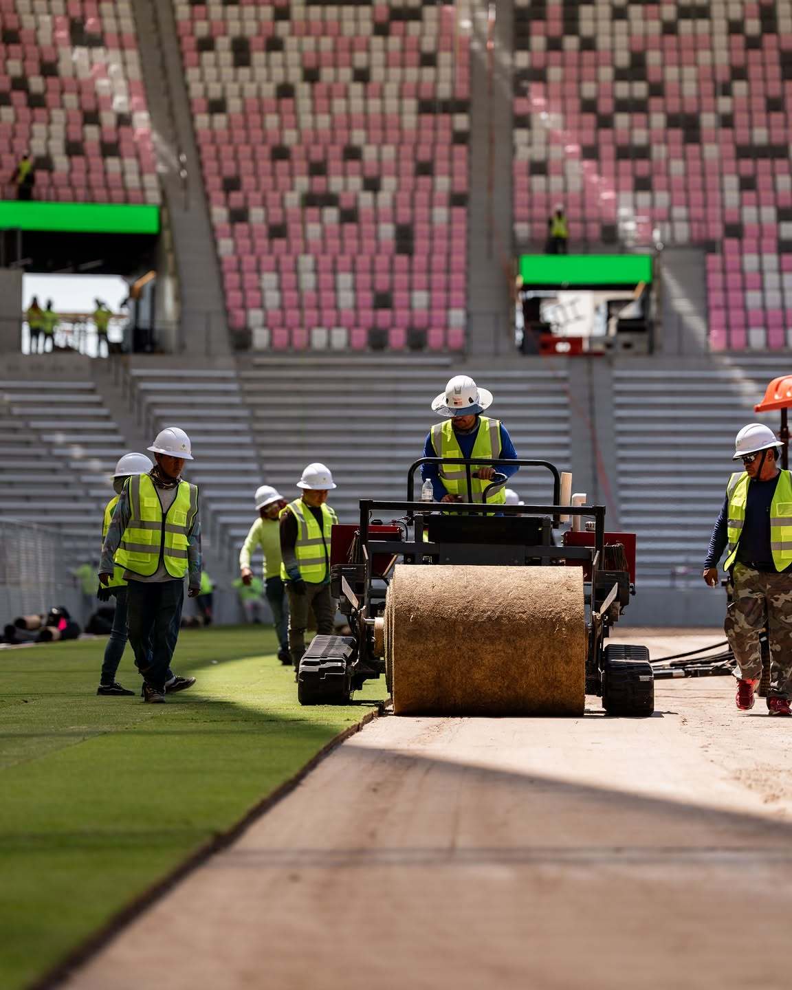 距离Nu体育场开幕之夜仅剩🔟天 🏟️💗这里面没有任何人工成分🌱迈阿密国际