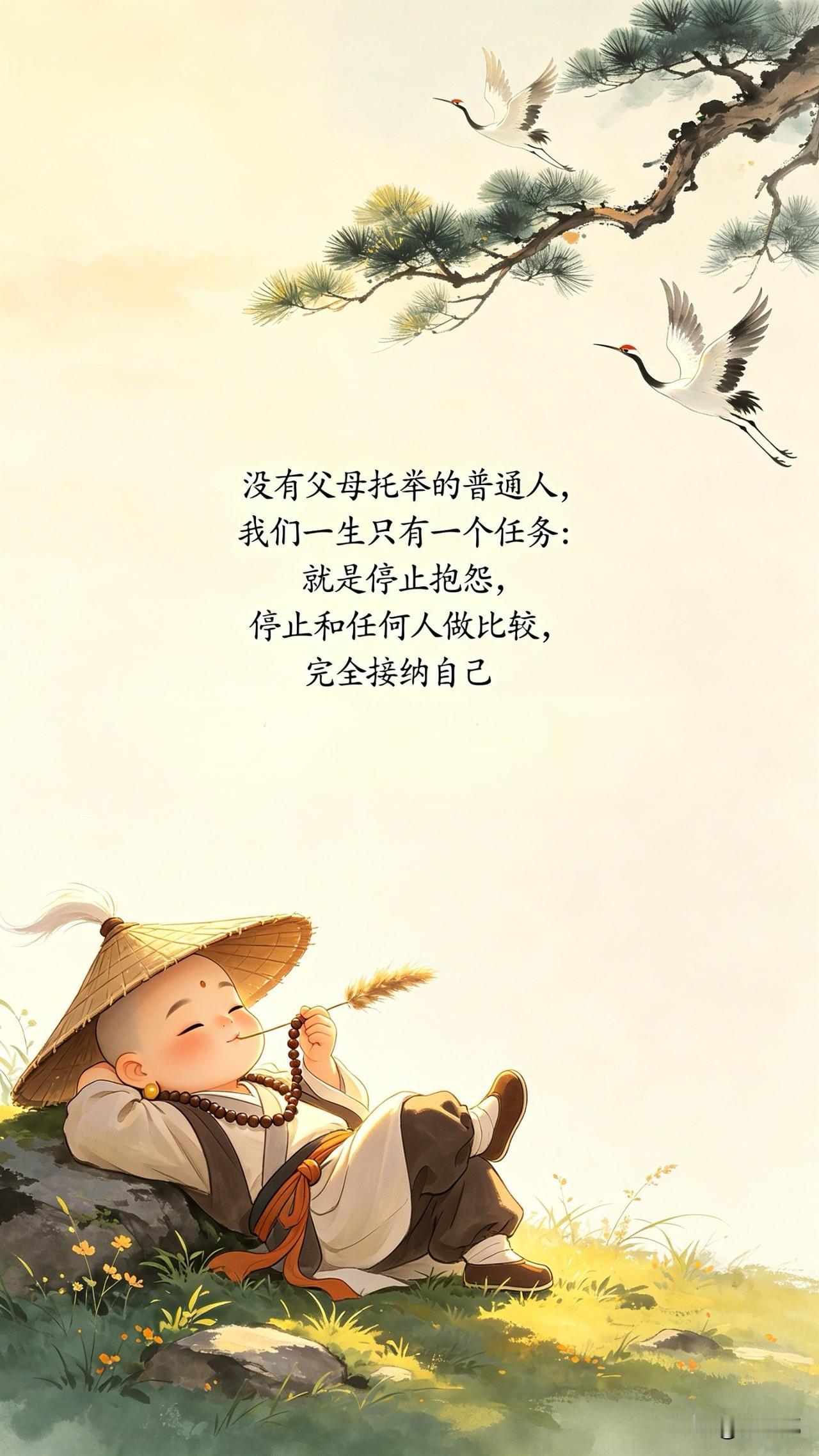 没有父母托举的普通人，我们一生只有一个任务，就是停止抱怨，停止和任何人做比较，完