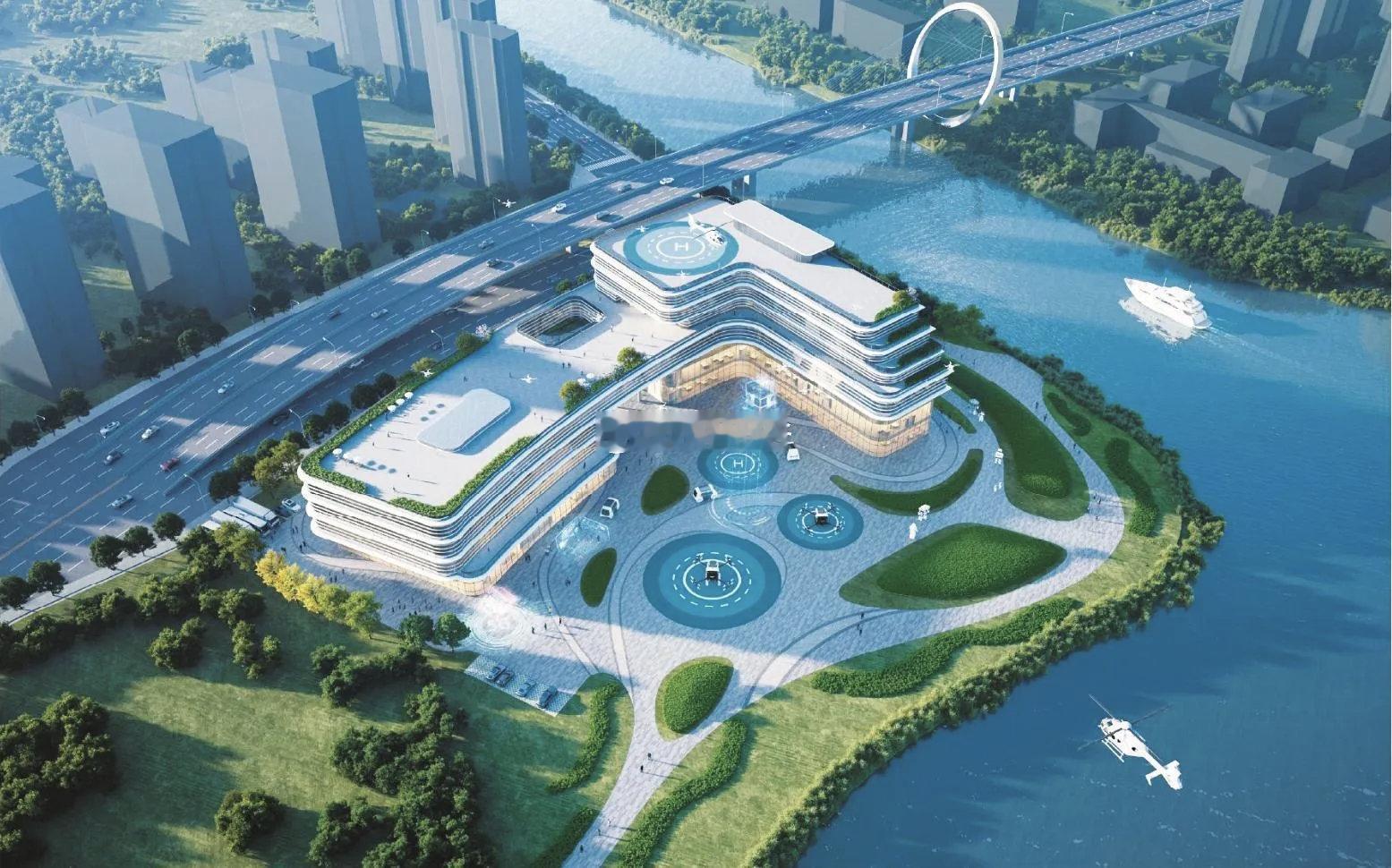 绍兴越城区全域低空新基建一期项目于今年6月启动建设，目前桩基施工基本完成。项目位