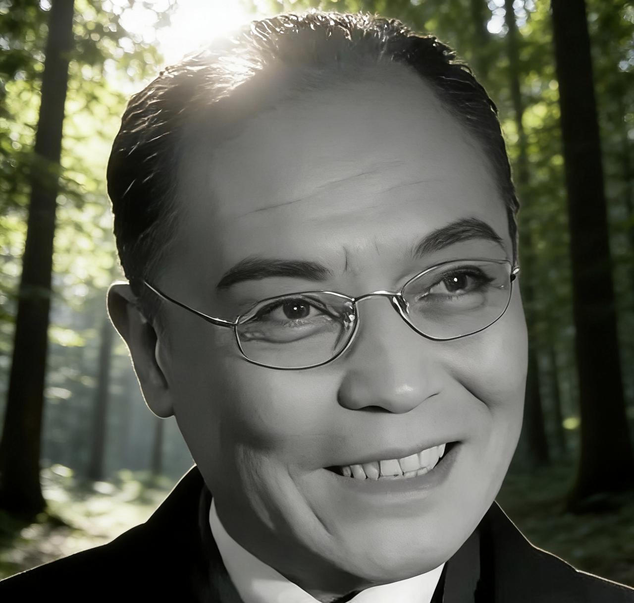 1950年，张仲年在买烟时，发现烟馆的老板坐姿端正，看报纸时，双手还举到胸口，就