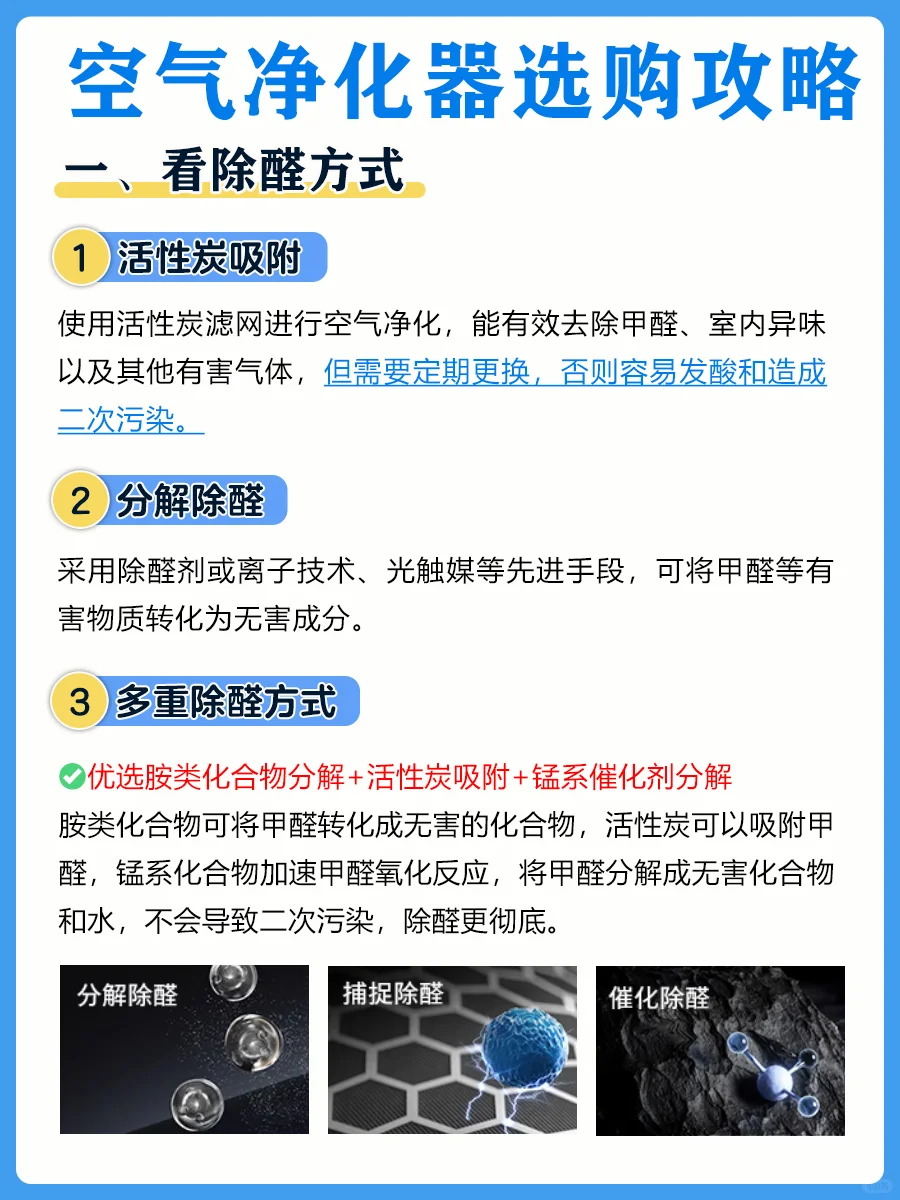 空气净化器选购指南❗️消毒+净化一机搞定