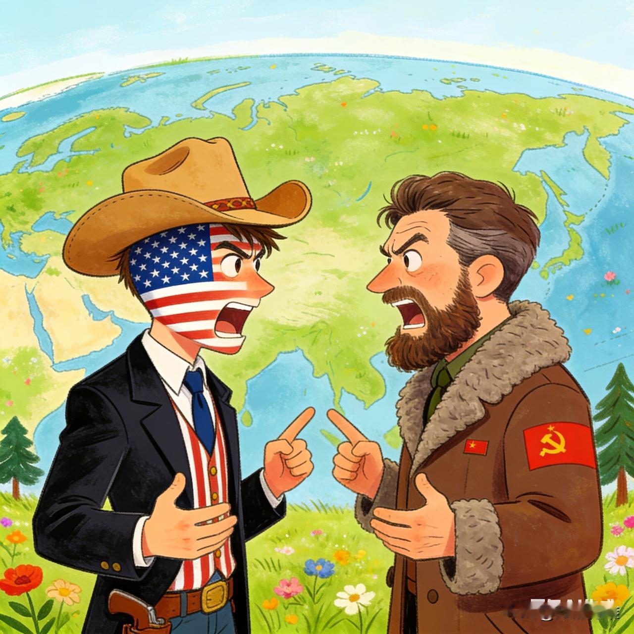 二战中苏联和美国的贡献各有侧重、难以简单量化比较，二者是不同战场的核心支柱，共同