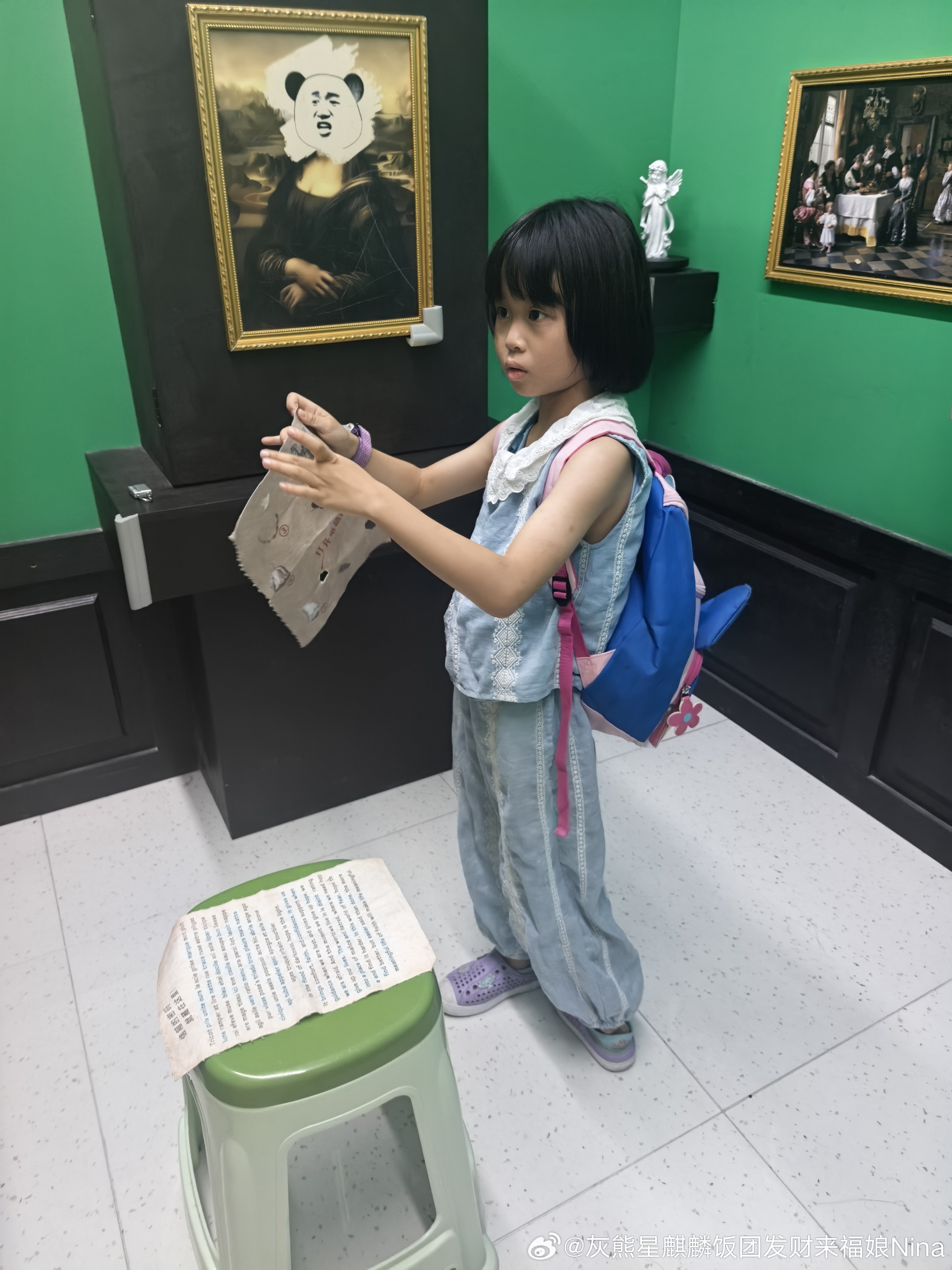 第一次玩密室的团子妮娜一家饭团团成长记