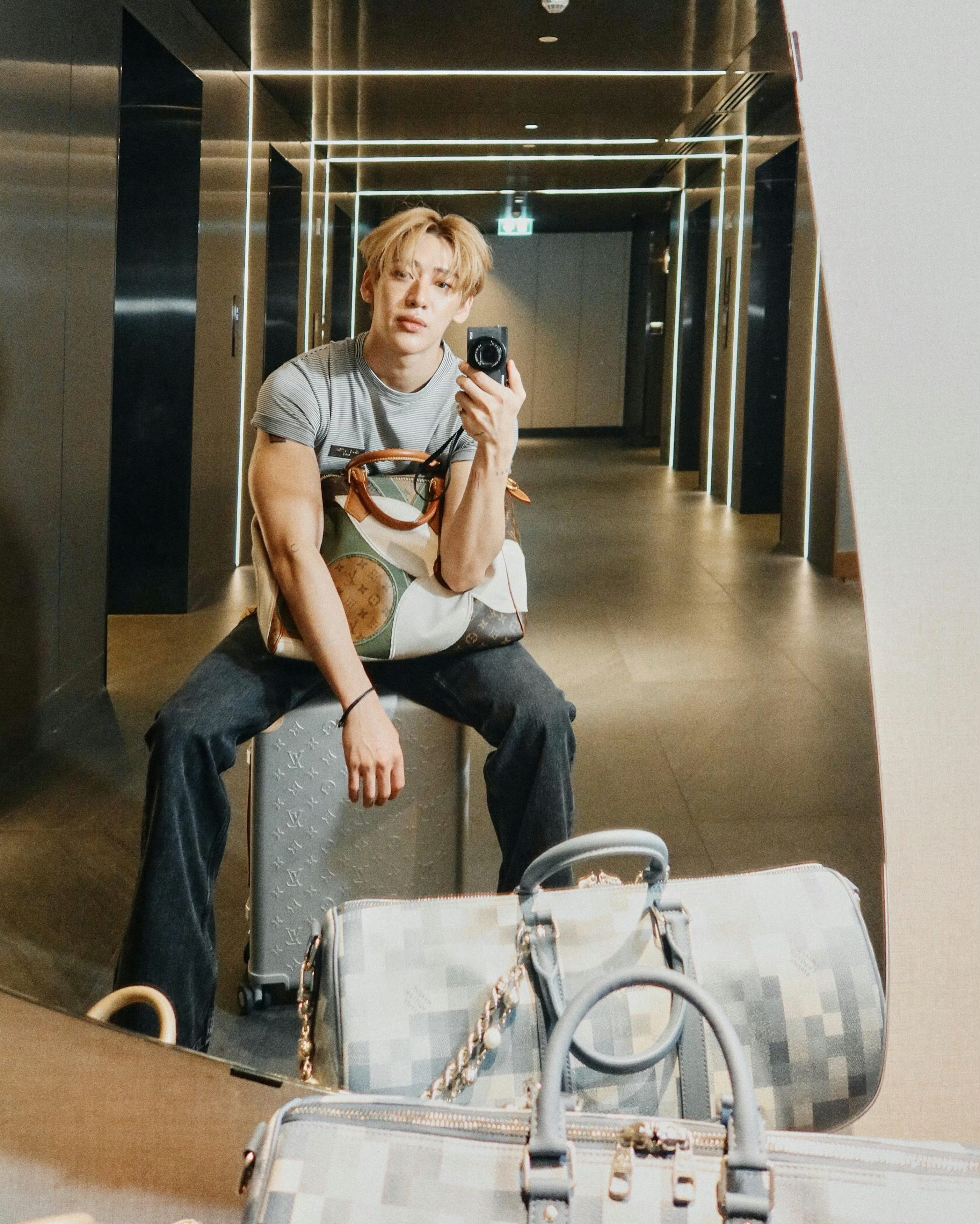 BamBam✖️Louis Vuitton 2027春夏男装大秀机场出发造型 ✈