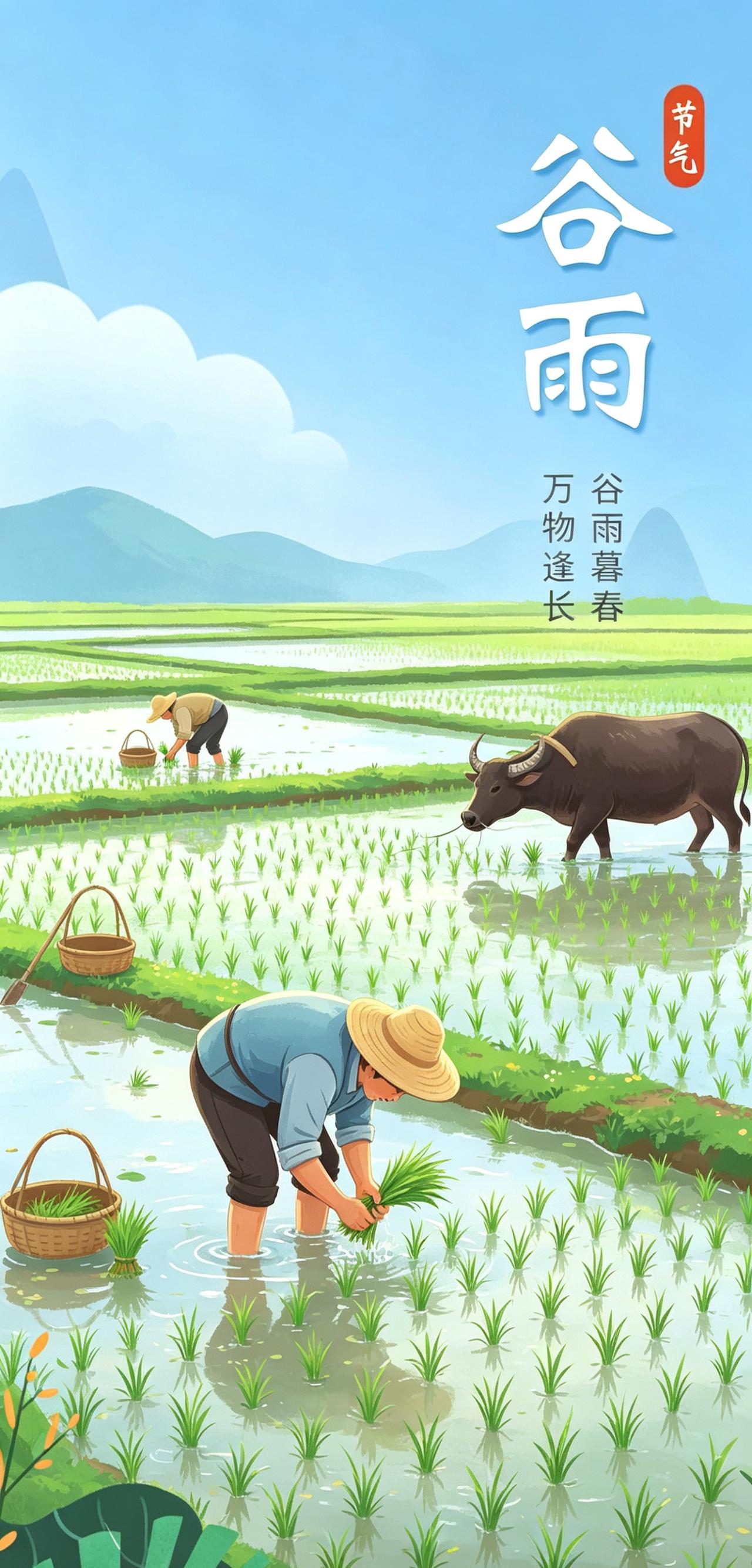 雨生百谷春将暮，诗染清和夏欲来
今日谷雨，二十四节气第六个节气，亦是春天最后的落