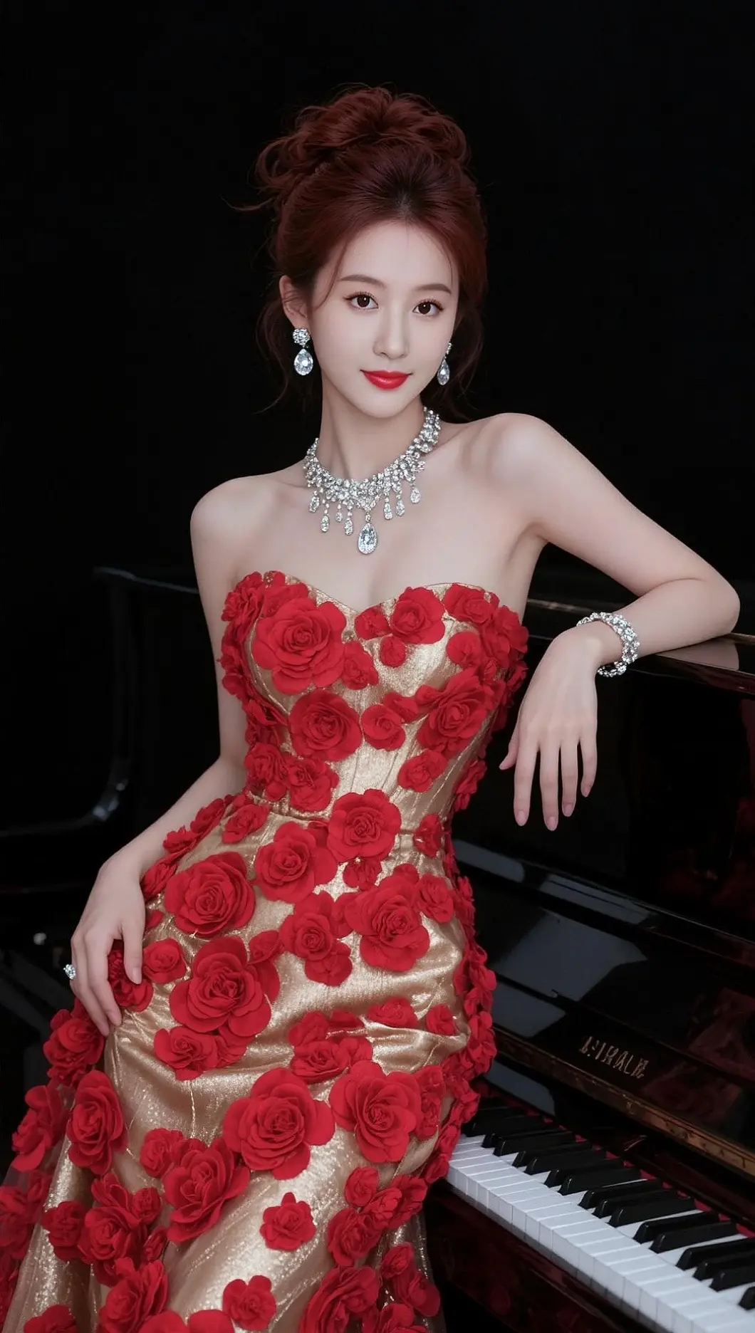 AI优雅礼服写真 ai创作