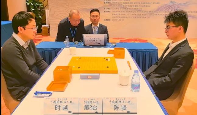 第34届中国围棋名人战八强战赛果。

李钦诚九段逆转胜许嘉阳九段，屠晓宇九段胜陶