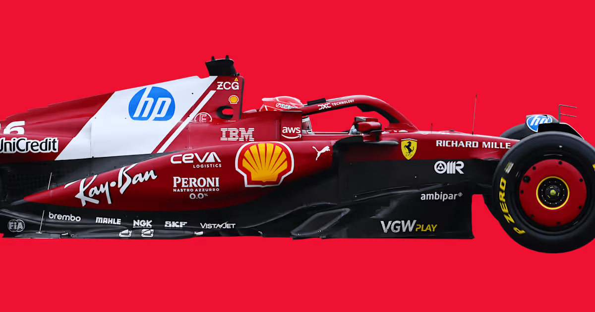 f1 奥迪F1车队的冠名赞助商Revolut，最近公开吐槽了法拉利的赛车涂装，主