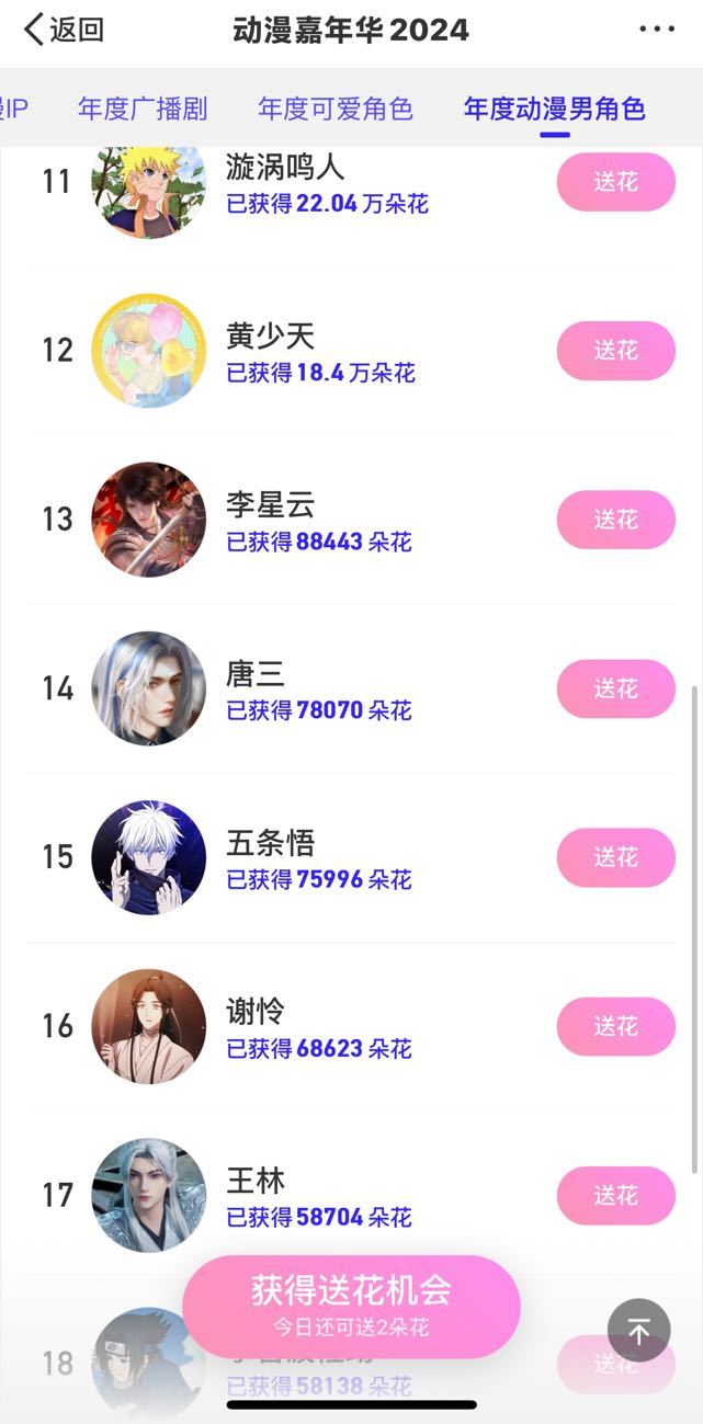 2109、【潴婆】人如其名的木春煮一群，不知道正在进行的活动投票路人会往排名靠前
