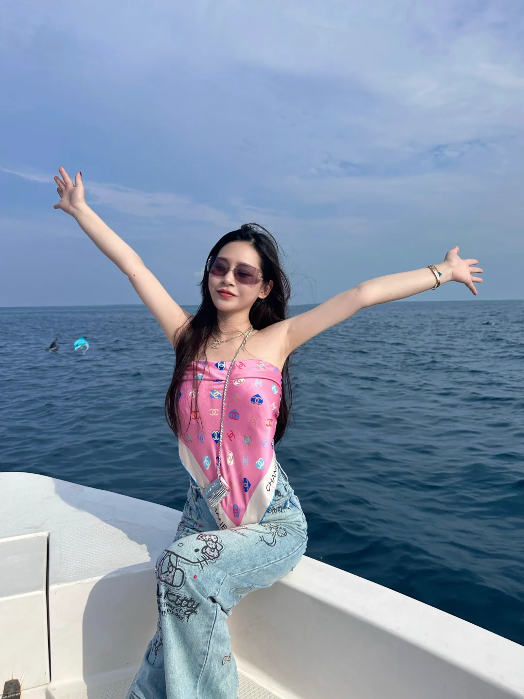 在马代 追到了好多海豚🐬