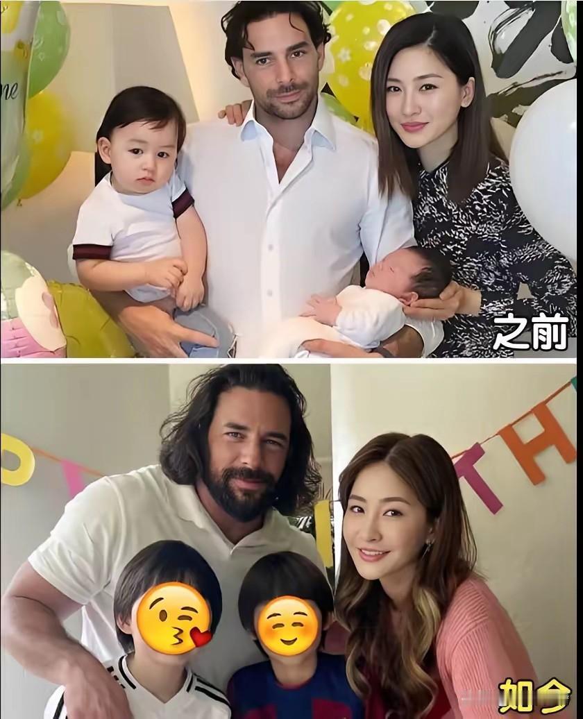 女港星嫁给了老外，经常晒自己的幸福生活，两人还生了两个孩子，

结果老公却背着她