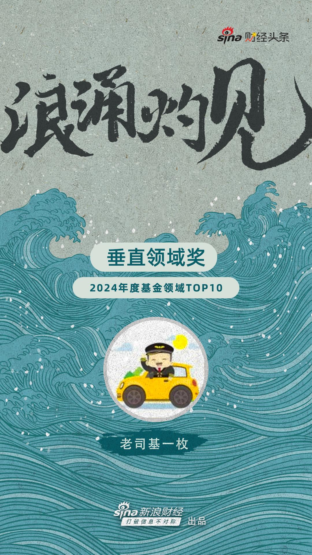 感谢新浪财经，第4次获得年度基金领域TOP 10。同时，感谢各位小伙伴的一路陪伴