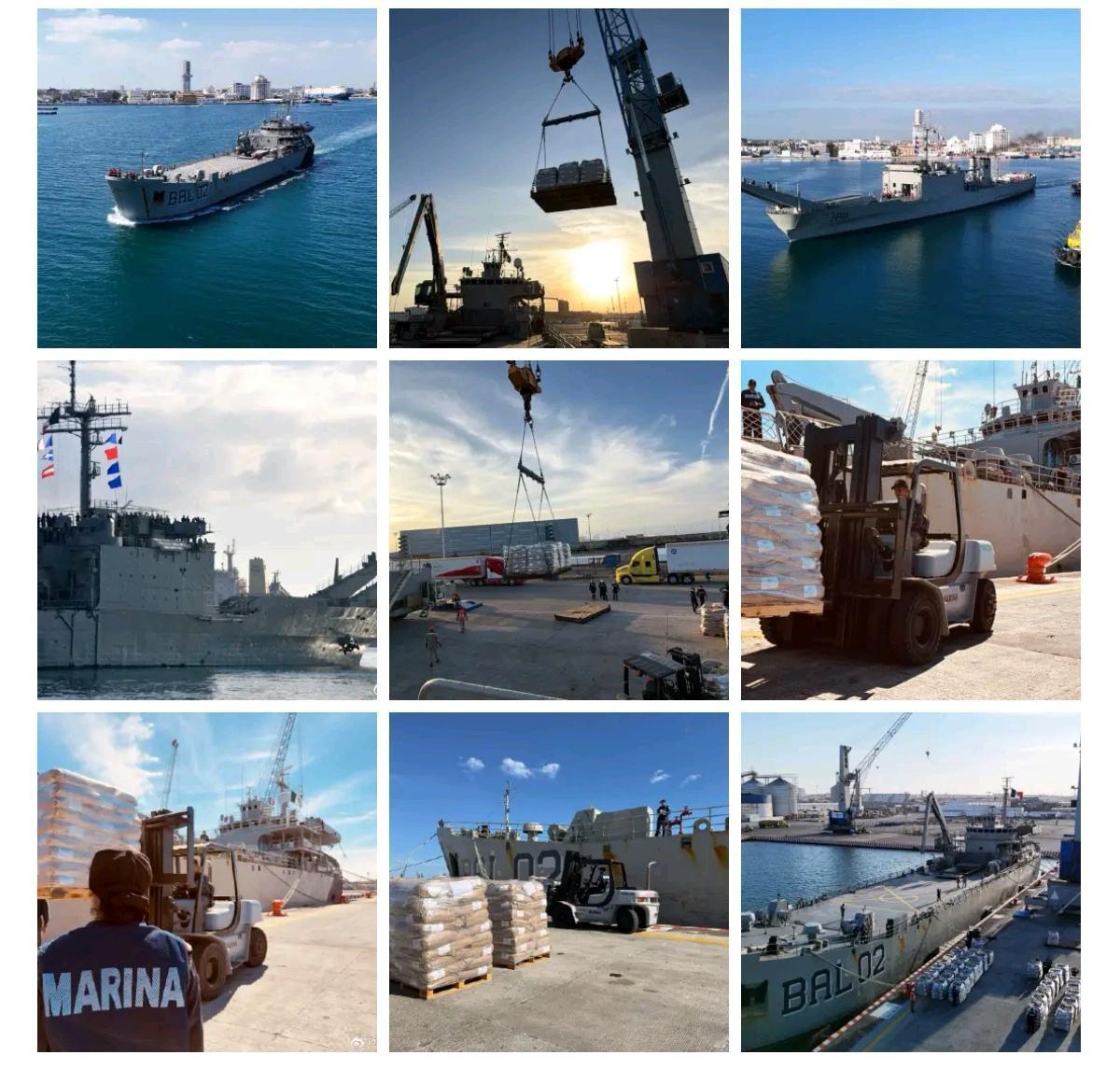 为缓解古巴的人道主义危机，墨西哥方面无偿捐赠了多达800吨相关生活必需品。