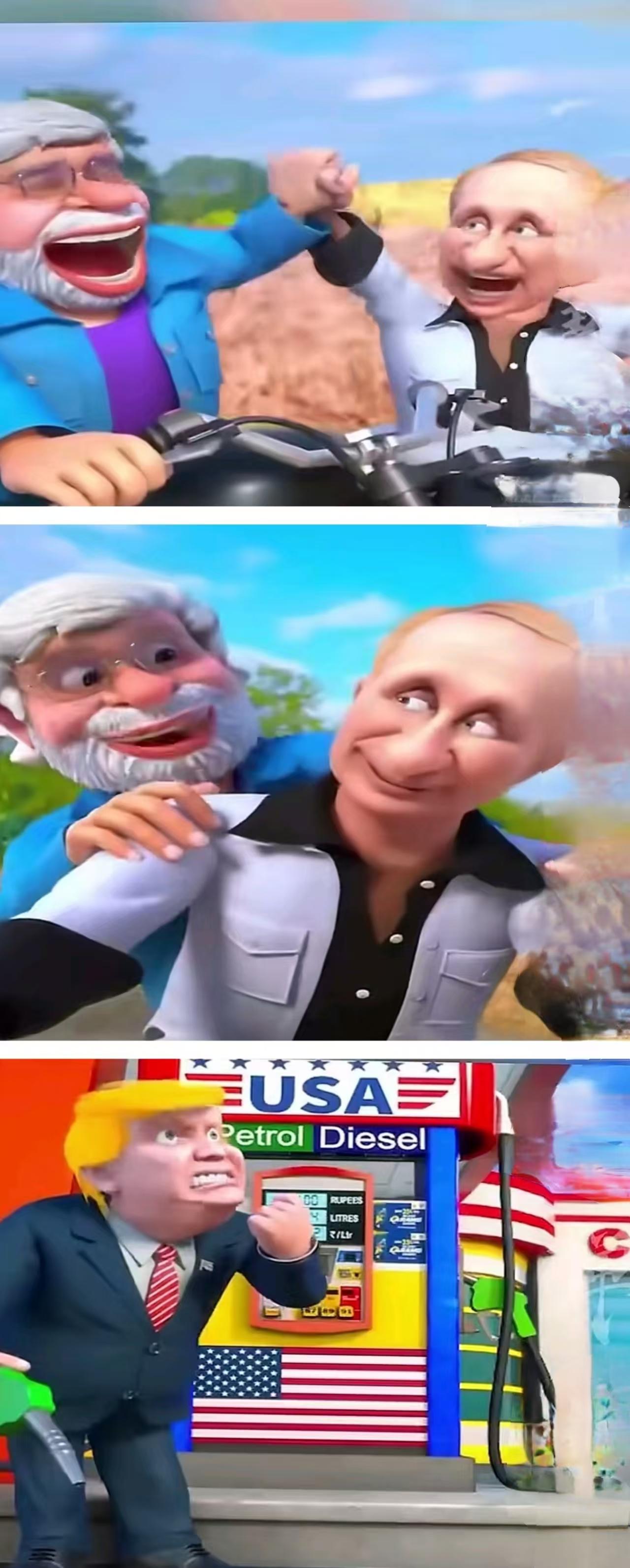 印度媒体大张旗鼓晒普京访印、跟莫迪各种热络互动，到底藏着多少小心思？你俩互动就互