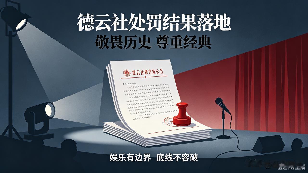 德云社处罚尘埃落定，说实话，这次官方的处理，公正合理，让人信服。

一场演出，把