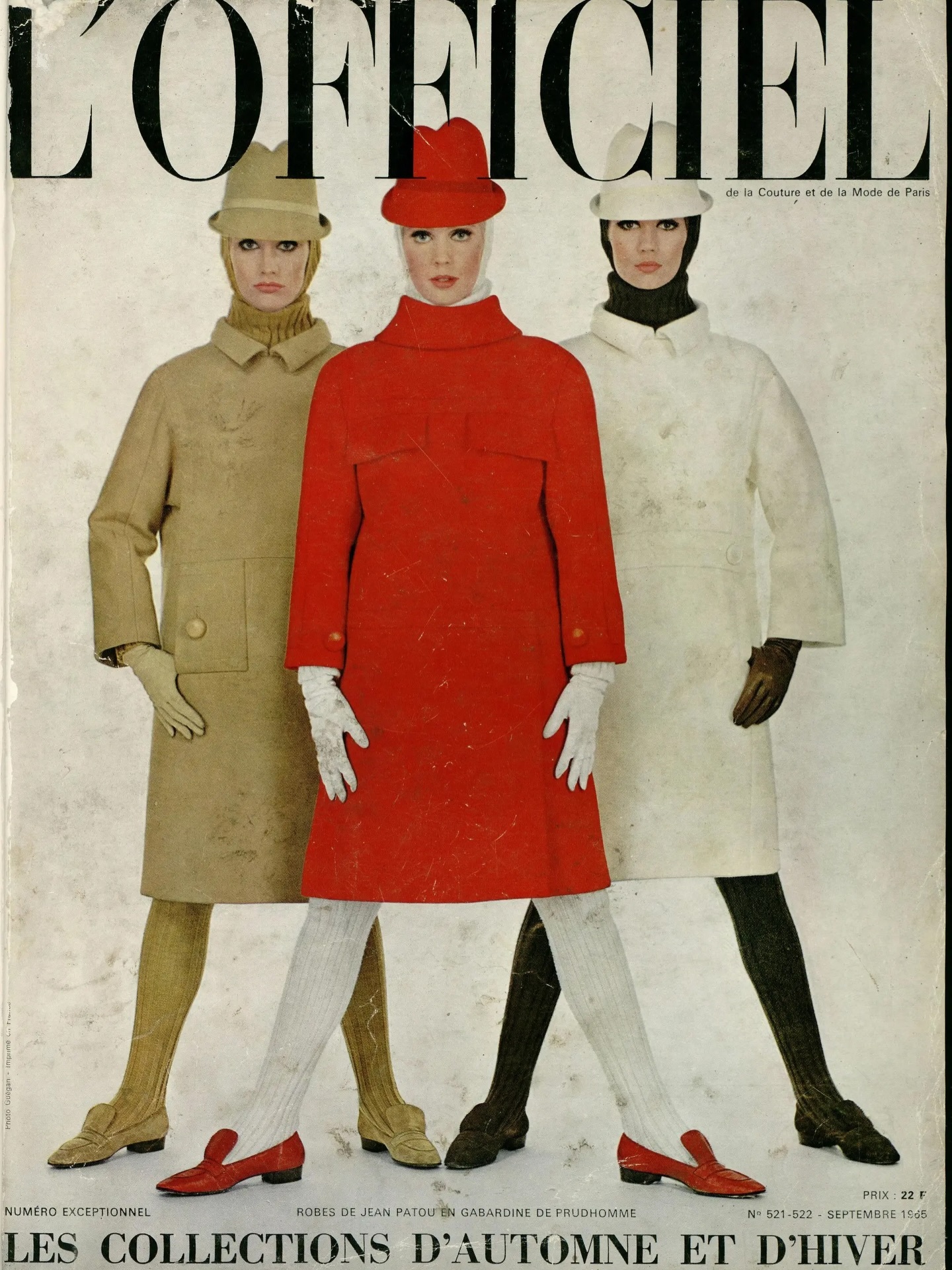 出现在《L'OFFICIEL》五、六十年代封面上的红色，它和女性优雅一同进化，更