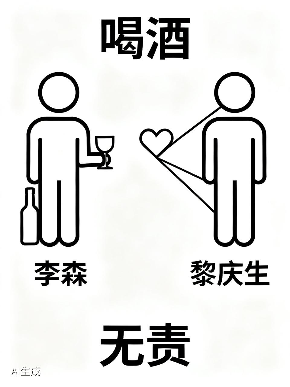 以案说法：喝酒
一个周末，李森想起好久没见对面邻居黎庆生了，于是约他来家里吃饭，