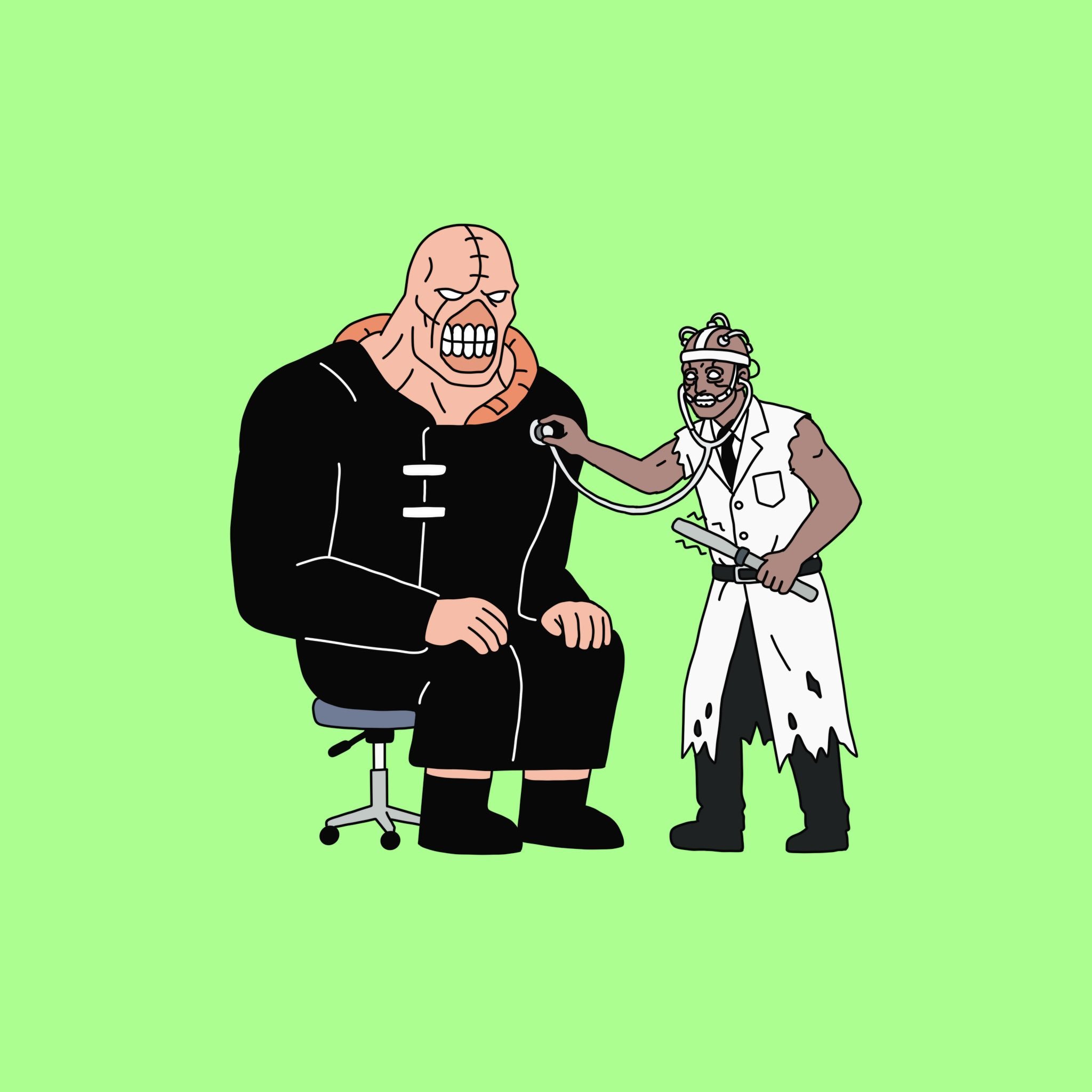 X上发现了一个日本插画师Cr: supi_man 