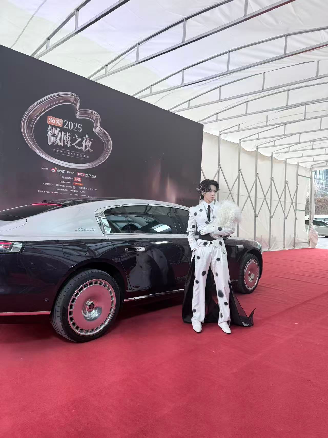 今晚上你的表现会是什么样的很期待小鬼王琳凯微博之夜红毯