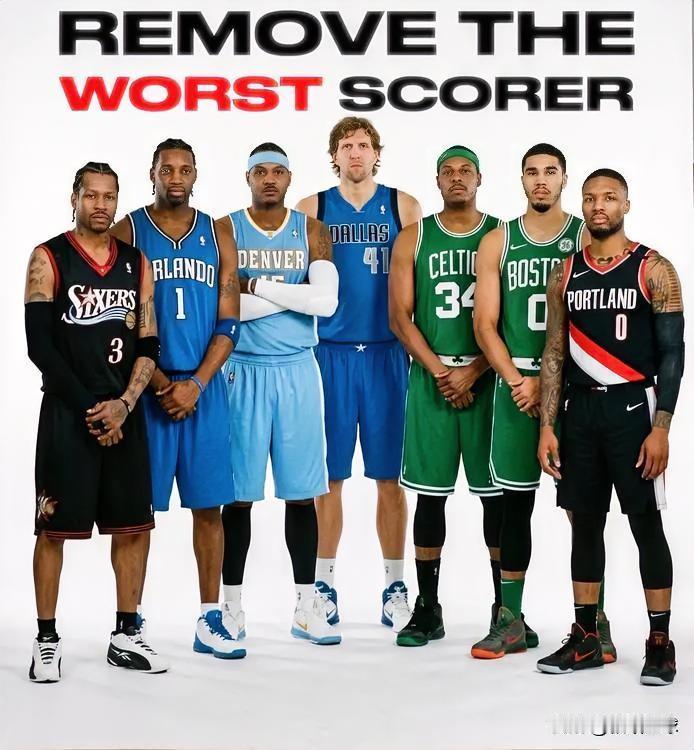七大得分机器同框被拷问，谁才是最名不副实的那一个？

NBA Memes在社交平