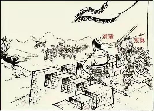 “老匹夫，背主之臣，有何面目苛活于人世！让我投降，休想！”雒城守将对着...