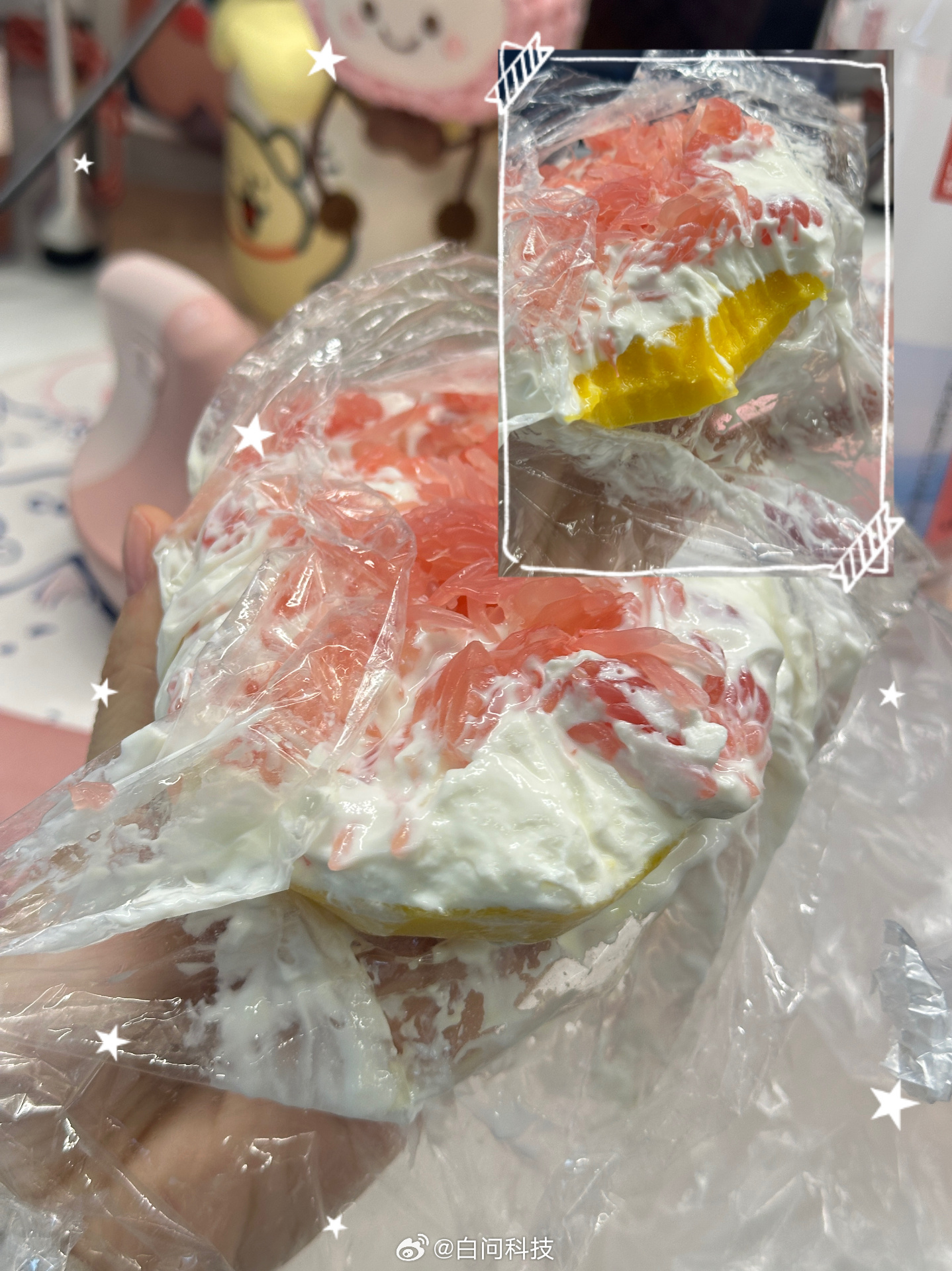 也是吃上诡秘做的固体杨枝甘露了^_^谁发明的神仙吃法！！清甜不腻很好吃下次想试试