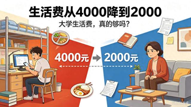 每月4000生活费降至2000，妈妈：考证才能恢复原标准