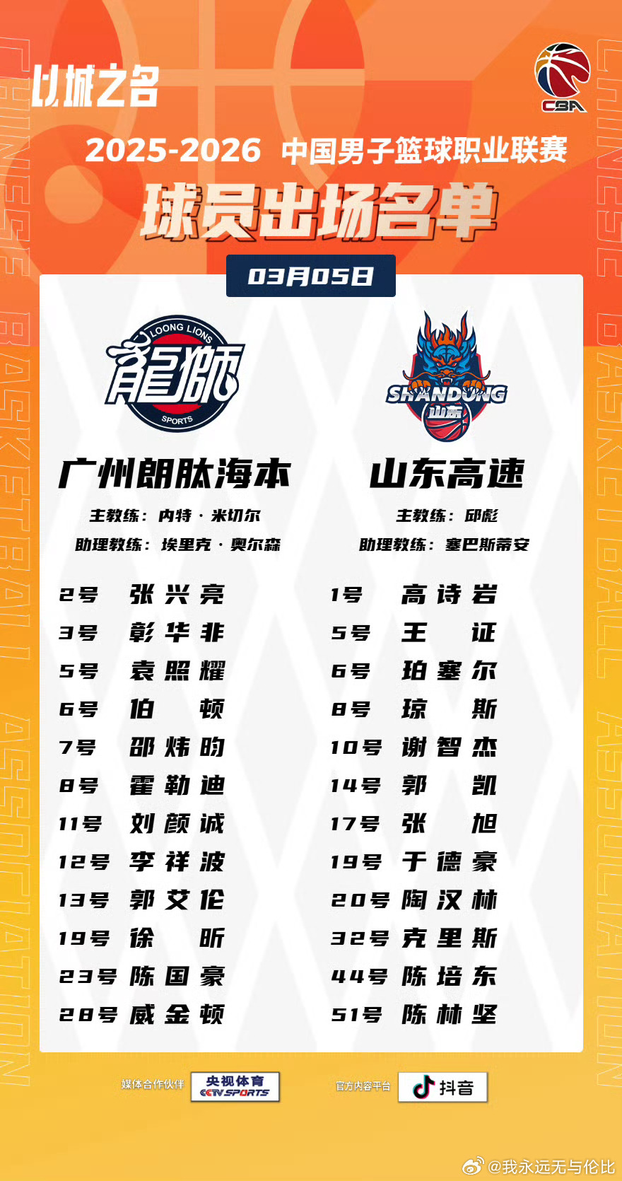 13号郭艾伦！！！郭艾伦山东男篮vs广州男篮CBA