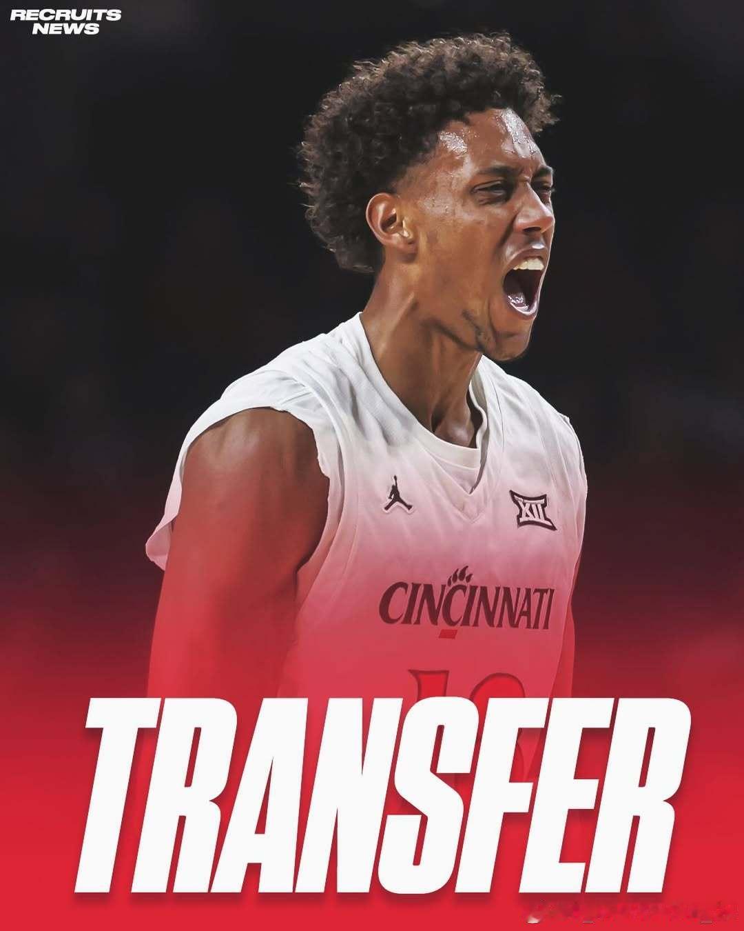 辛辛那提大学前锋巴巴·米勒(Baba Miller)进入转学窗口这位身高6尺11