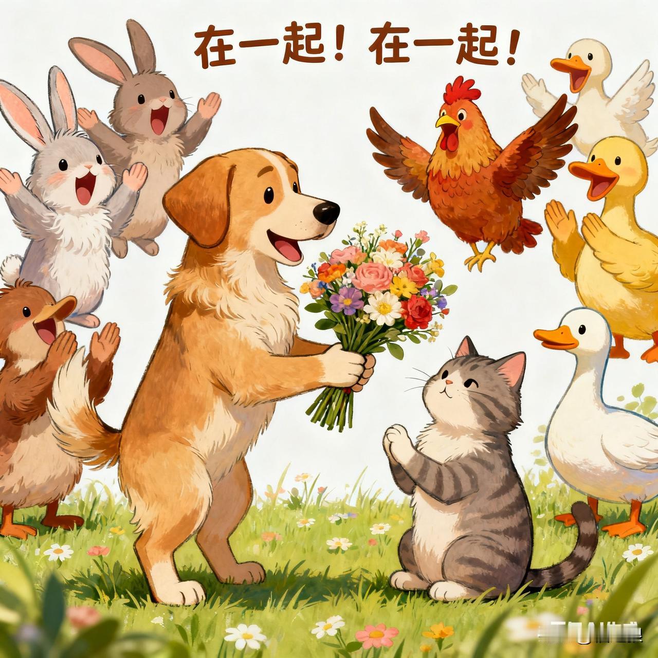 乐一乐：人性的绑架

画外音
猫：我不能接受你的求婚！
狗：为什么？我可是真心的
